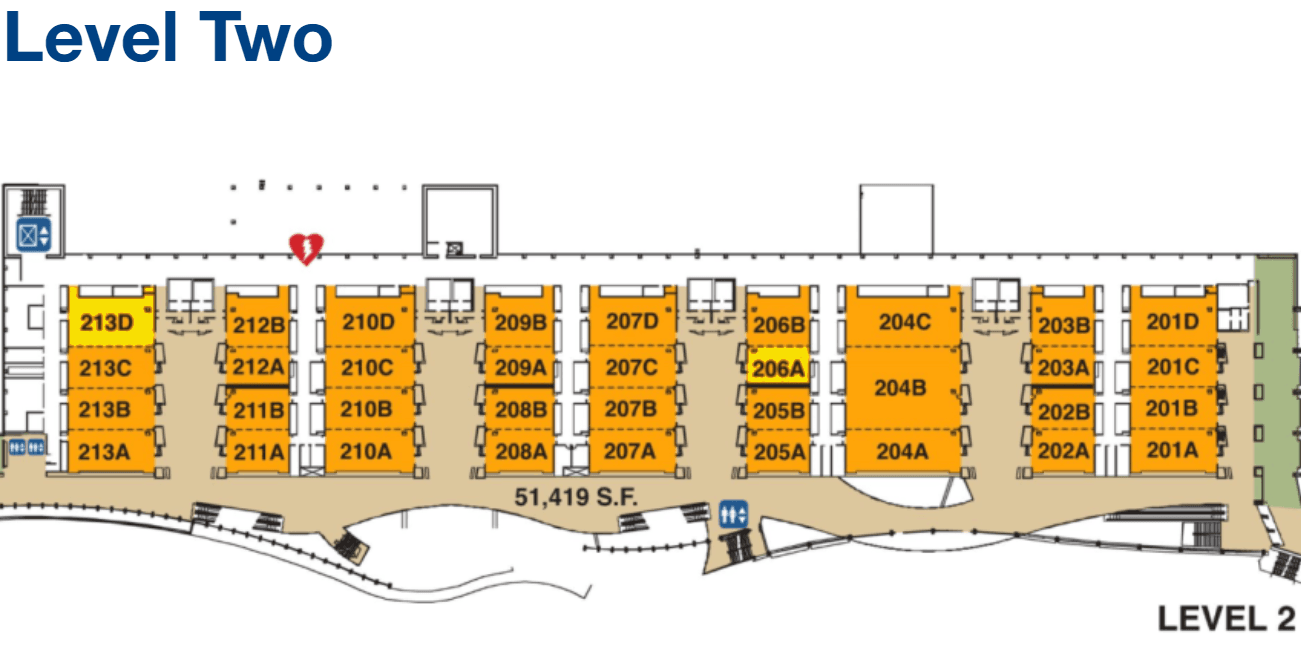 NAMM 2026 Venue Map - Room 213D
